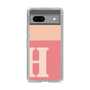 Slim Protection Case［ Original - initial two tone - H pink ］
