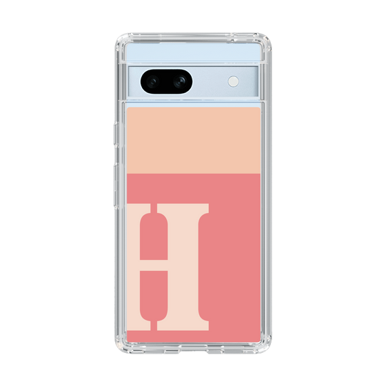 Slim Protection Case［ Original - initial two tone - H pink ］