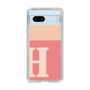Slim Protection Case［ Original - initial two tone - H pink ］