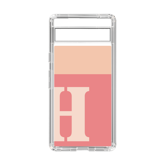 Slim Protection Case［ Original - initial two tone - H pink ］