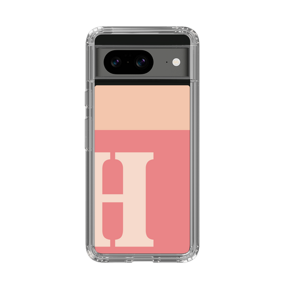 Slim Protection Case［ Original - initial two tone - H pink ］