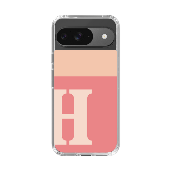 Slim Protection Case［ Original - initial two tone - H pink ］