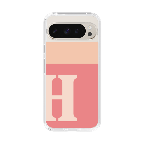 Slim Protection Case［ Original - initial two tone - H pink ］
