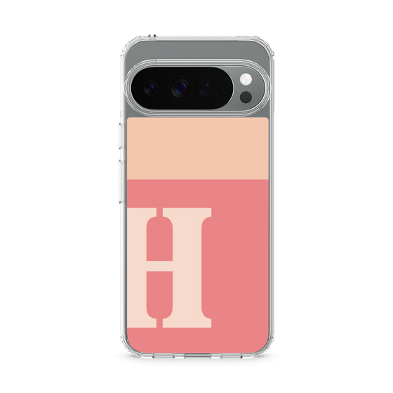 Slim Protection Case［ Original - initial two tone - H pink ］