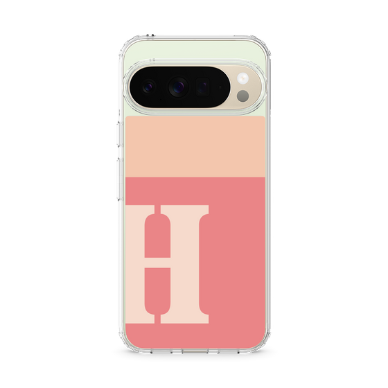 Slim Protection Case［ Original - initial two tone - H pink ］