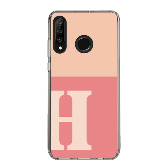 Slim Protection Case［ Original - initial two tone - H pink ］