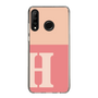 Slim Protection Case［ Original - initial two tone - H pink ］
