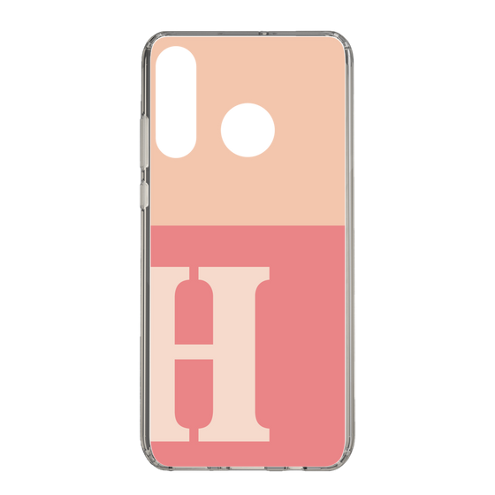Slim Protection Case［ Original - initial two tone - H pink ］