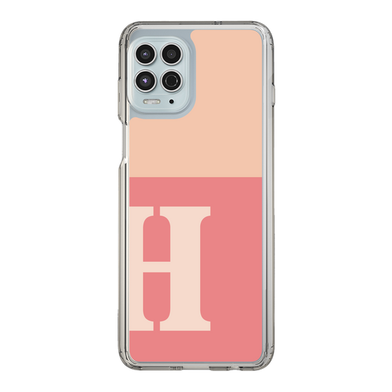 Slim Protection Case［ Original - initial two tone - H pink ］