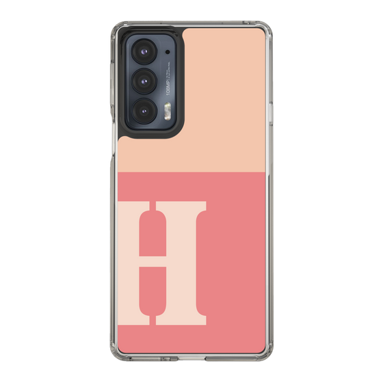 Slim Protection Case［ Original - initial two tone - H pink ］