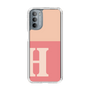 Slim Protection Case［ Original - initial two tone - H pink ］