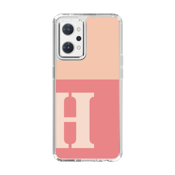 Slim Protection Case［ Original - initial two tone - H pink ］