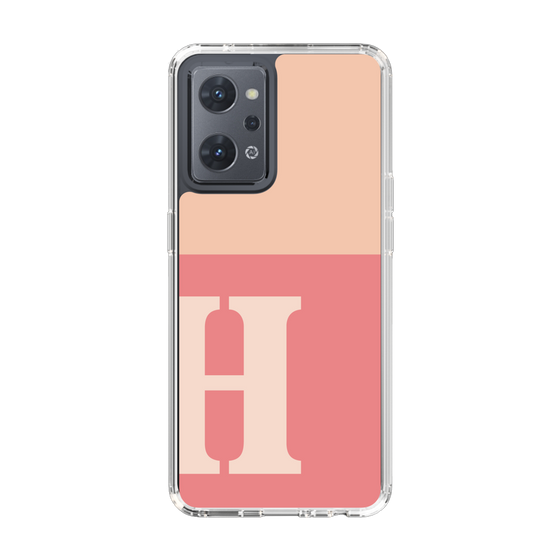 Slim Protection Case［ Original - initial two tone - H pink ］