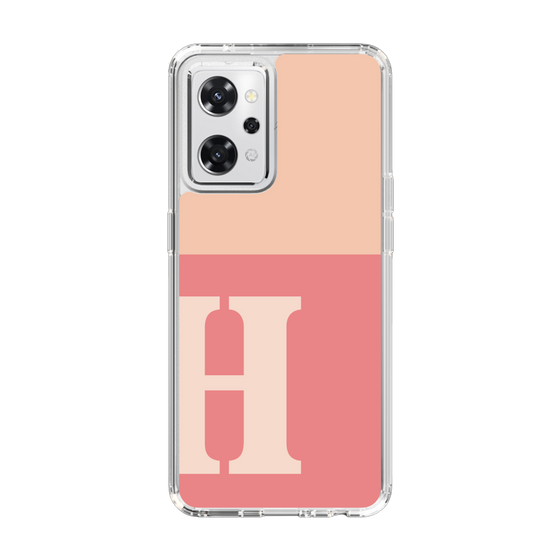 Slim Protection Case［ オリジナル - initial two tone - H pink ］