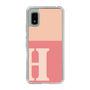 Slim Protection Case［ Original - initial two tone - H pink ］