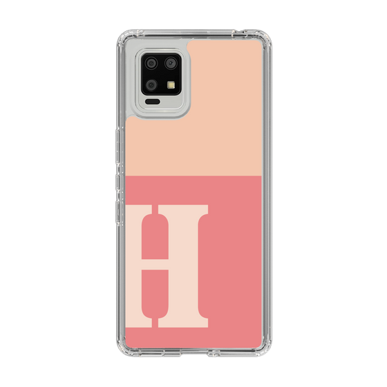 Slim Protection Case［ Original - initial two tone - H pink ］