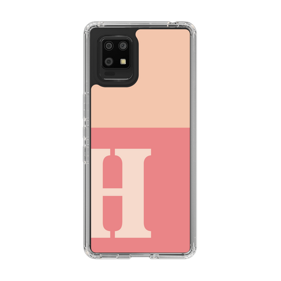 Slim Protection Case［ Original - initial two tone - H pink ］
