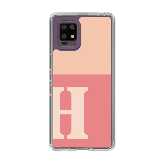 Slim Protection Case［ Original - initial two tone - H pink ］
