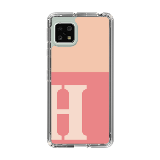 Slim Protection Case［ Original - initial two tone - H pink ］