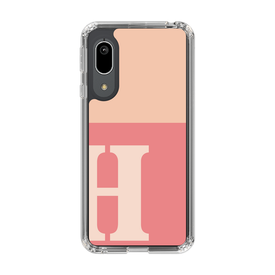 Slim Protection Case［ Original - initial two tone - H pink ］