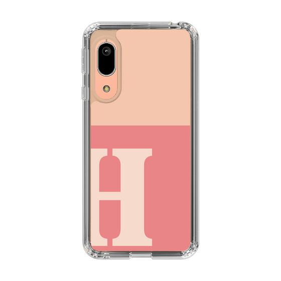 Slim Protection Case［ Original - initial two tone - H pink ］