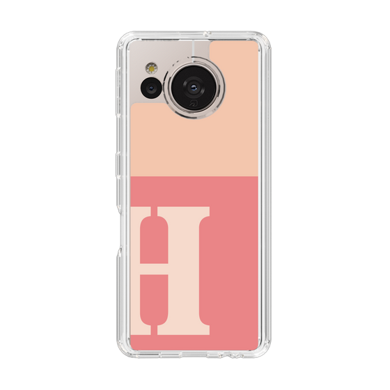 Slim Protection Case［ Original - initial two tone - H pink ］