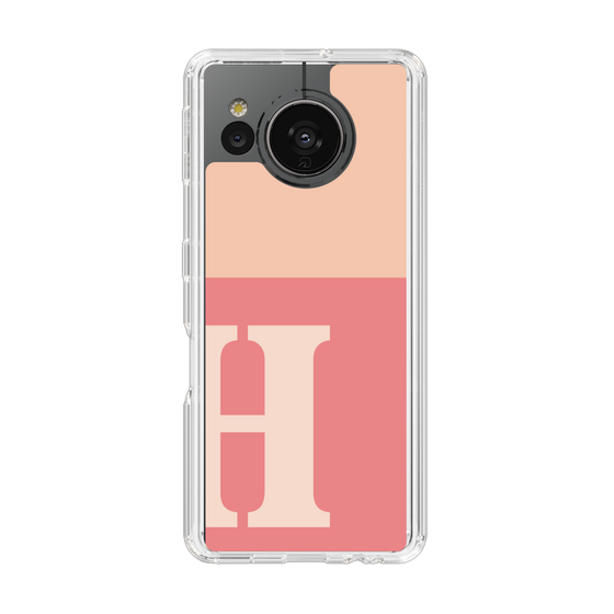 Slim Protection Case［ Original - initial two tone - H pink ］