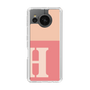 Slim Protection Case［ Original - initial two tone - H pink ］