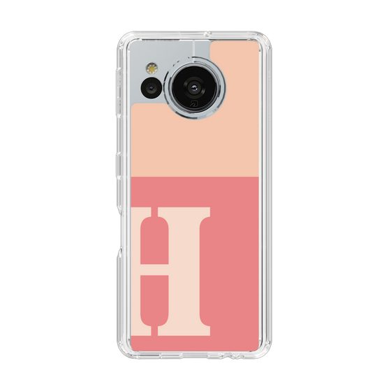 Slim Protection Case［ Original - initial two tone - H pink ］