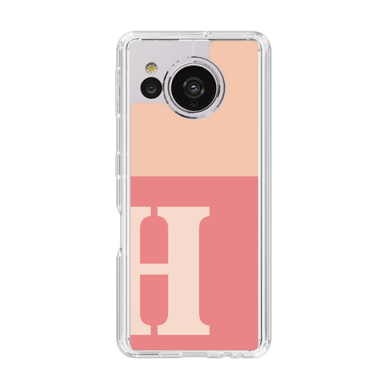 Slim Protection Case［ Original - initial two tone - H pink ］
