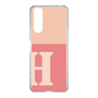 Slim Protection Case［ Original - initial two tone - H pink ］