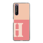 Slim Protection Case［ Original - initial two tone - H pink ］