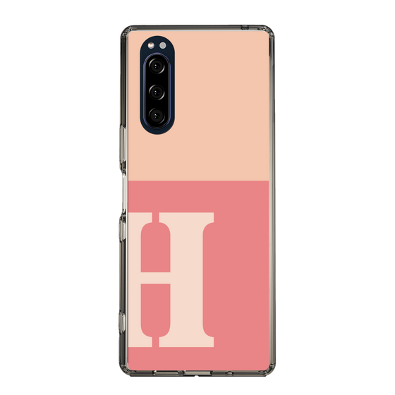 Slim Protection Case［ Original - initial two tone - H pink ］