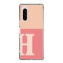 Slim Protection Case［ Original - initial two tone - H pink ］