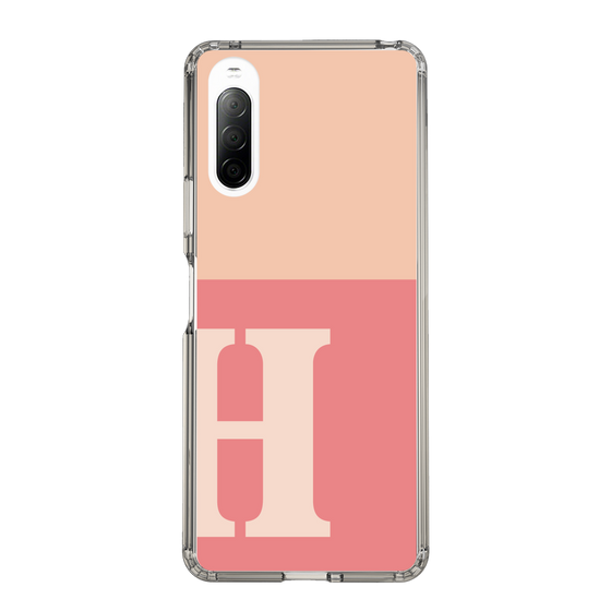 Slim Protection Case［ Original - initial two tone - H pink ］