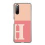 Slim Protection Case［ Original - initial two tone - H pink ］