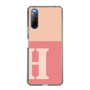Slim Protection Case［ Original - initial two tone - H pink ］