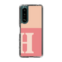 Slim Protection Case［ Original - initial two tone - H pink ］