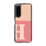 Slim Protection Case［ Original - initial two tone - H pink ］
