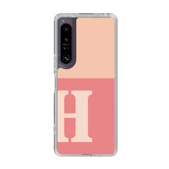 Slim Protection Case［ Original - initial two tone - H pink ］