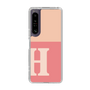 Slim Protection Case［ Original - initial two tone - H pink ］
