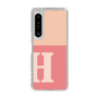 Slim Protection Case［ Original - initial two tone - H pink ］