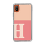 Slim Protection Case［ Original - initial two tone - H pink ］