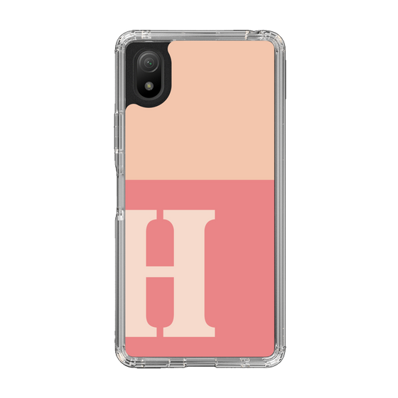 Slim Protection Case［ Original - initial two tone - H pink ］