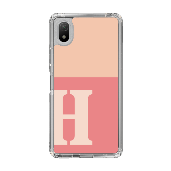 Slim Protection Case［ Original - initial two tone - H pink ］