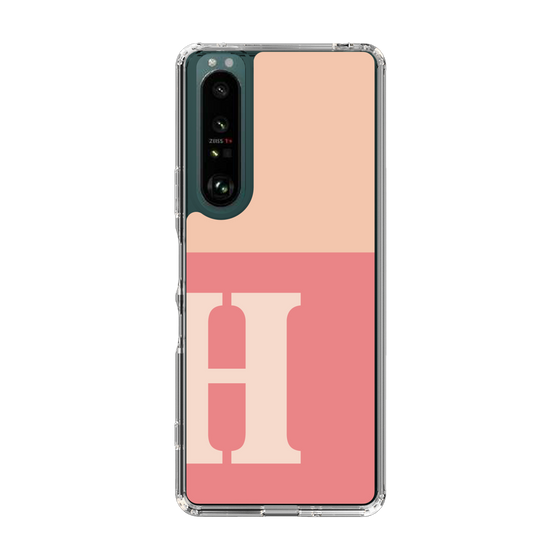Slim Protection Case［ Original - initial two tone - H pink ］