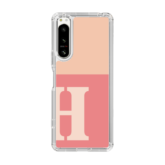 Slim Protection Case［ Original - initial two tone - H pink ］