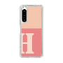 Slim Protection Case［ Original - initial two tone - H pink ］