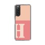 Slim Protection Case［ Original - initial two tone - H pink ］