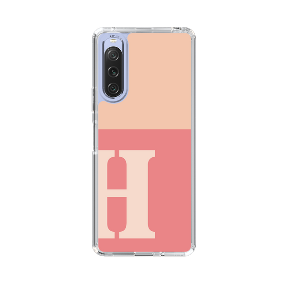 Slim Protection Case［ Original - initial two tone - H pink ］
